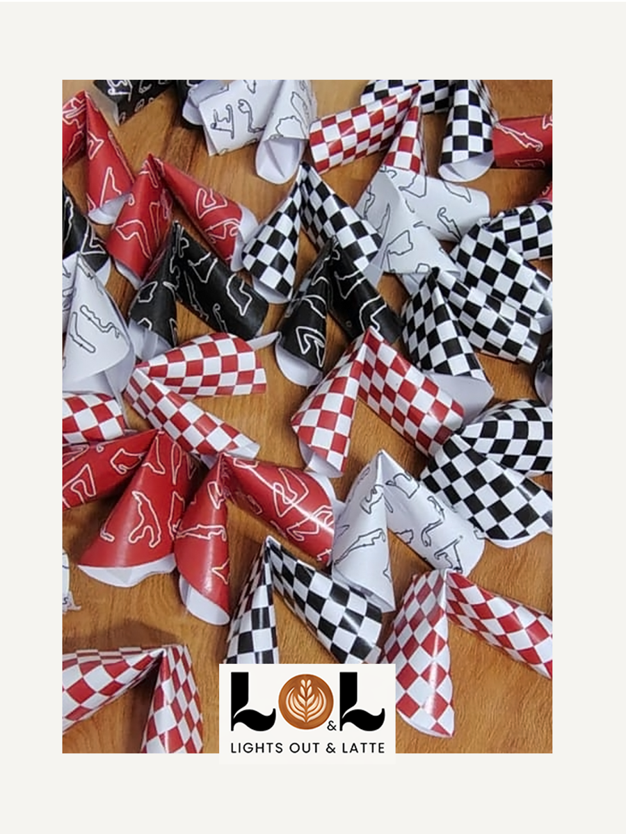 Formula 1 paper cones