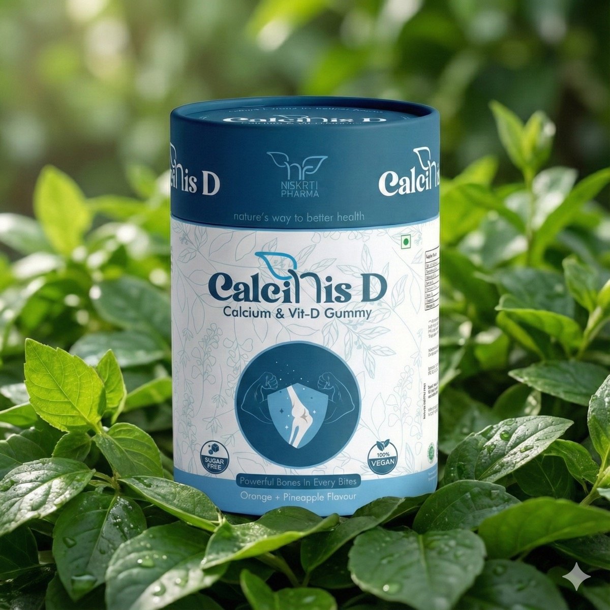 Calcinis D gummy packaging